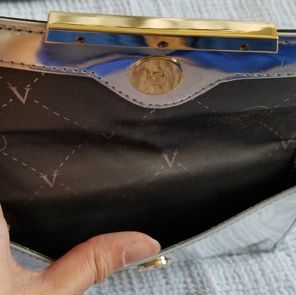 Vince Camuto Tassel Crossbody Black/Silver Bag - Picture 6 of 6